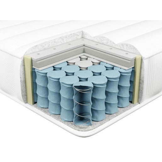 Beliani Colchão duplo de 7 zonas com enchimento de látex SPRINGY