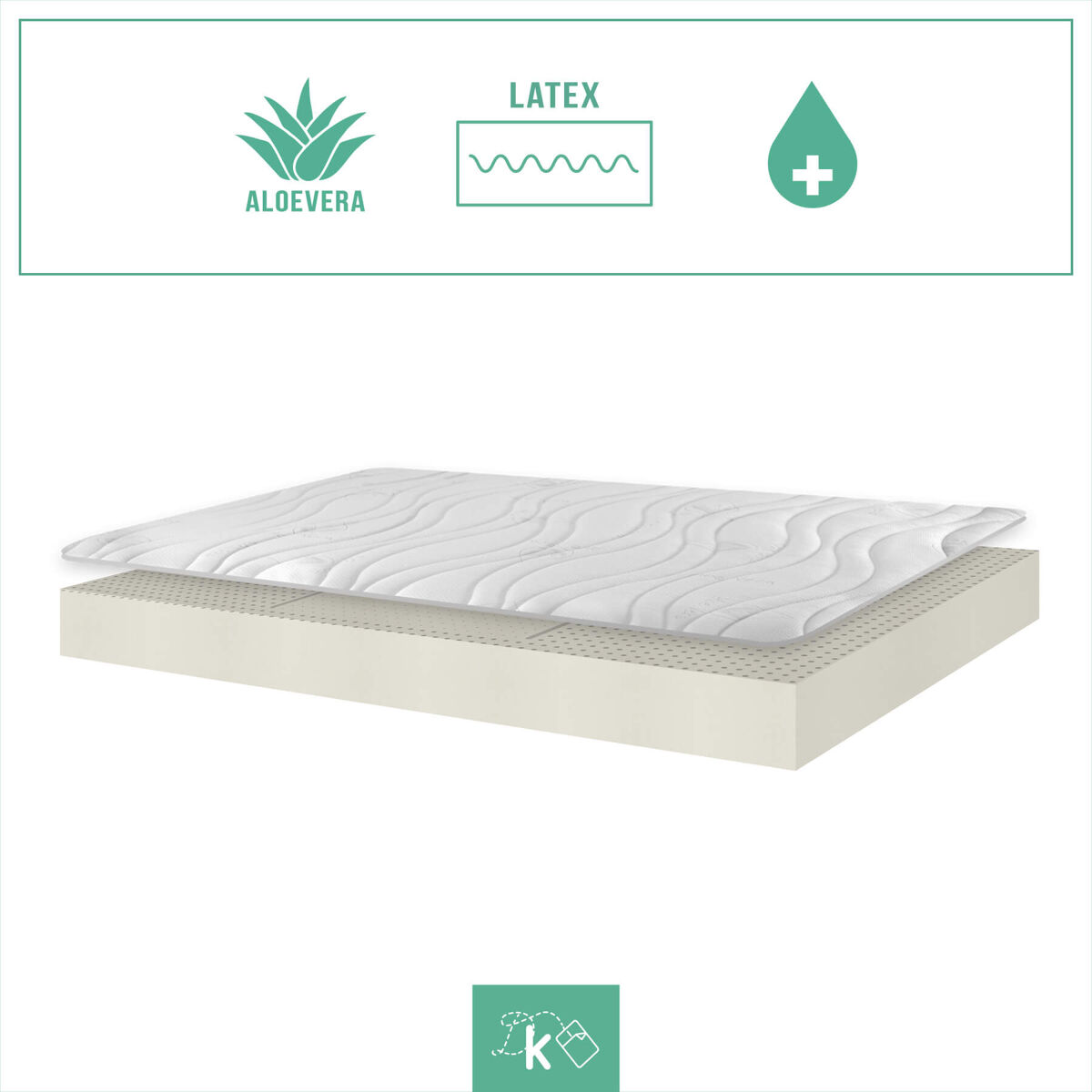 Baldiflex Emporio - Colchón Individual De Látex (80 X 200 Cm