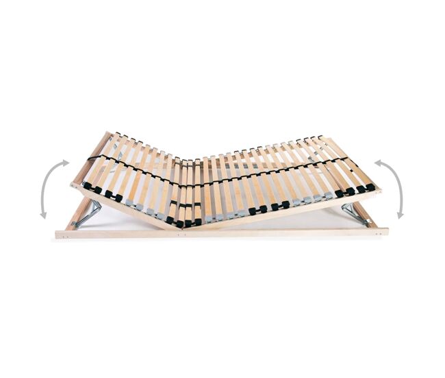 Somieres de cama 2 unidades con 28 láminas 7 zonas 90x200 cm 24 la¡minas