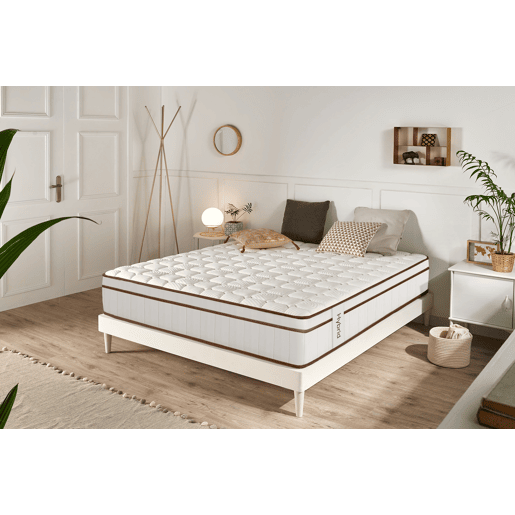 Colchão Molas Ensacadas Hybrid Branco 27 cm - 180X200 cm - Moonia Colchão Molas Ensacadas Hybrid Branco 27 cm - 180X200 cm - Moonia