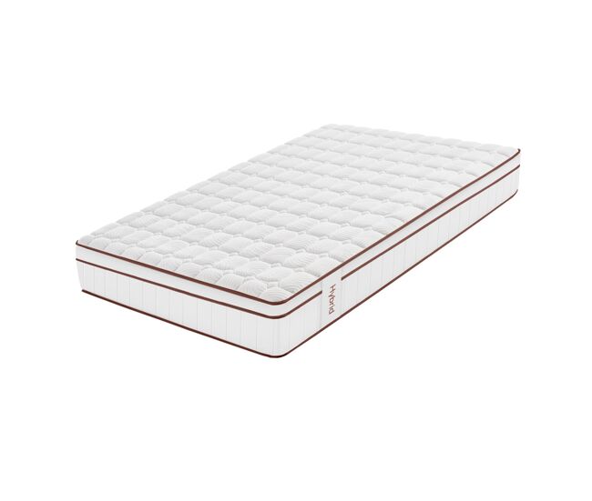Colchón muelles ensacados hybrid blanco 25 cm - 110x190 cm - moonia
