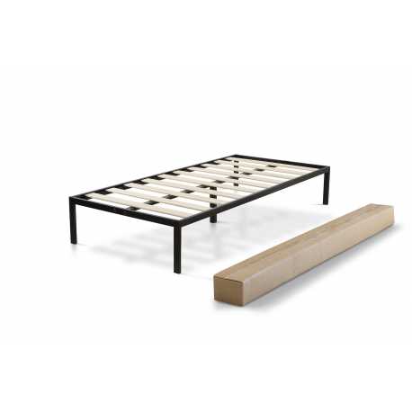 Cama somier con marco metálico. listones de alta calidad de nivel e0 q