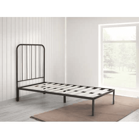 Cama box spring com estrutura metálica. Lâminas de alta qualidade de nível E0 q