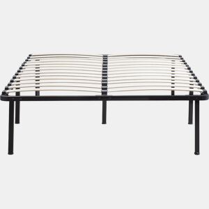 Estrutura de ripas + pés para colchão 140 x 190 cm - 26 ripas