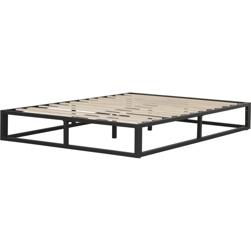 Estrutura de cama metálica 160 x 200 cm - Preto