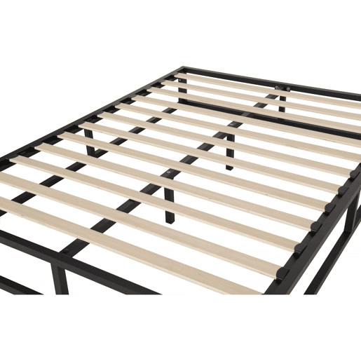 Estrutura de cama metálica 160 x 200 cm - Preto