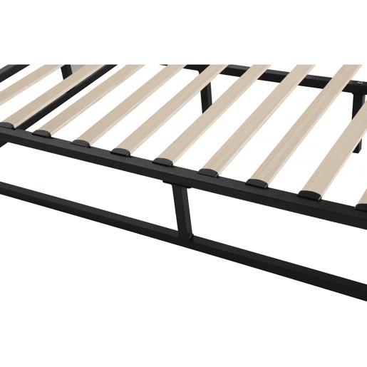 Estrutura de cama metálica 160 x 200 cm - Preto