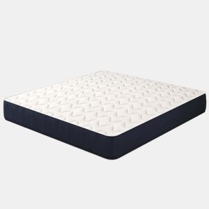 Colchão 160x200 cm em Waterfoam hipoalergénico, 18 cm | Recheio em algodão e capa em tecido 3D respirável, anti-ácaros e antifúngico | Fabricado em Itália