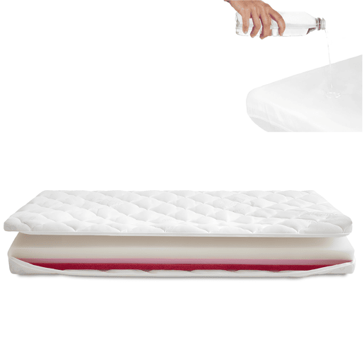 Colchão de bebé Helios Cuna 120x60 com tecnologia DryCore+ e BreathMax. Certificação OEKO-TEX e CertiPur. Capas amovíveis. Inclui protetor de colchão