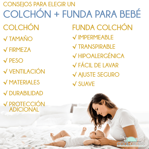 Colchão 120x60cm viscoelástico, respirável de dupla face com protetor impermeável e lençóis de algodão. Certificação OEKO-TEX e CertiPur u2013 Symphony