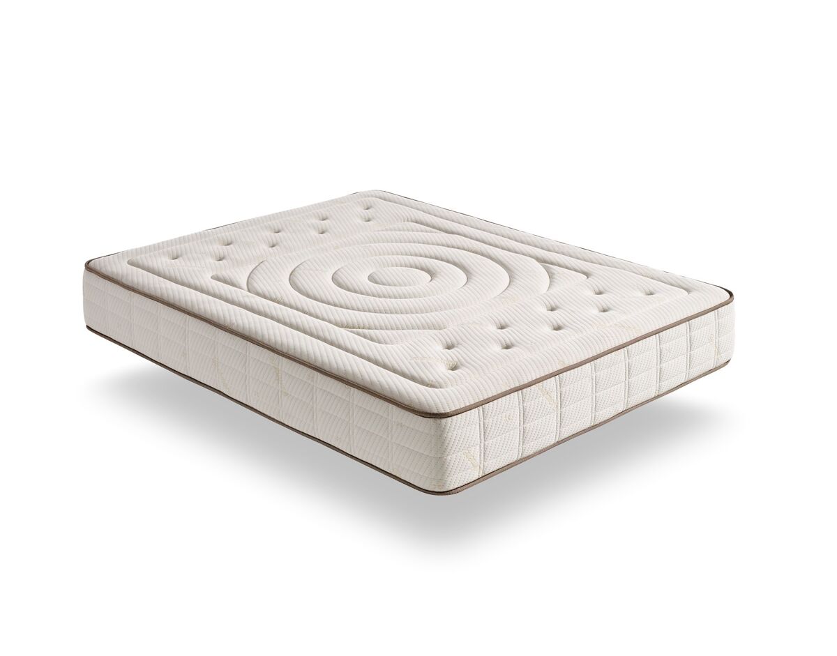 Colchon Viscoelástica Exclusivo Cashmere Imperial Fibras Naturales Ecológicas