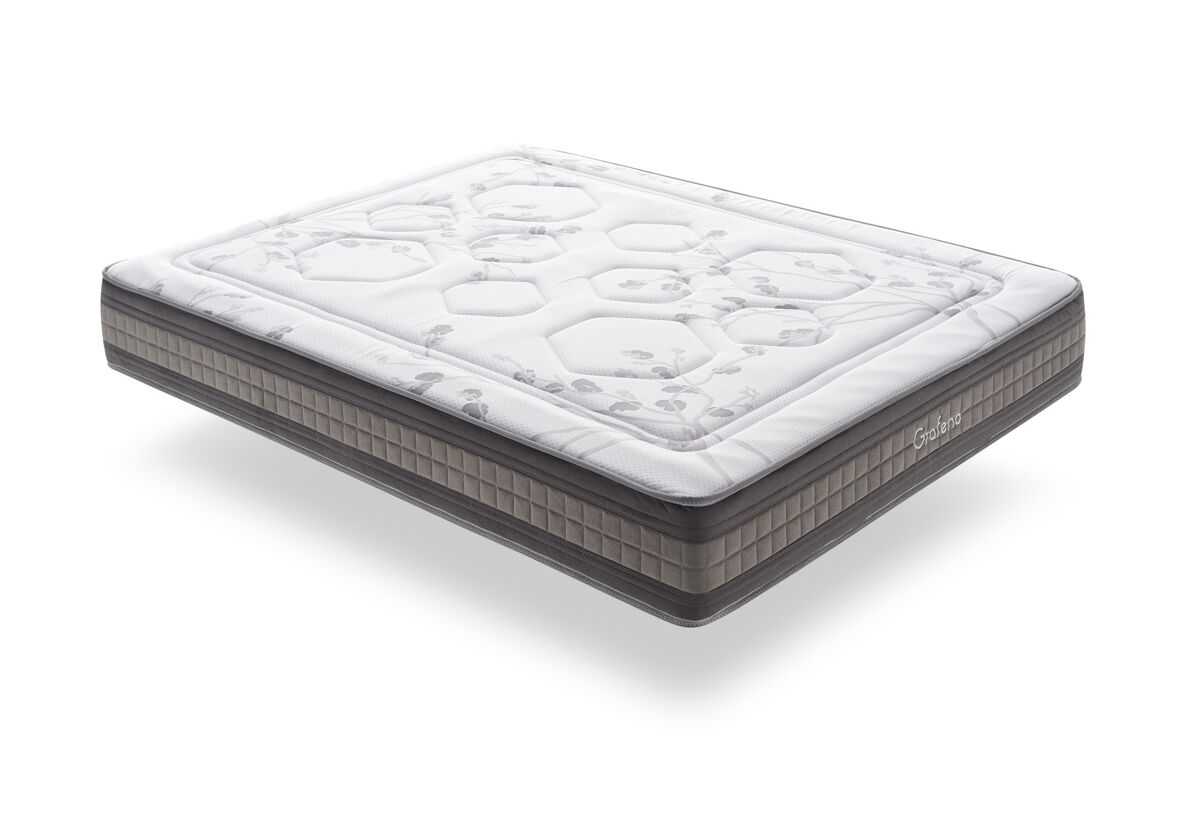 Colchon Muelle Ensacado Grafeno Design & Comfort Visco Gel  Firmeza Media