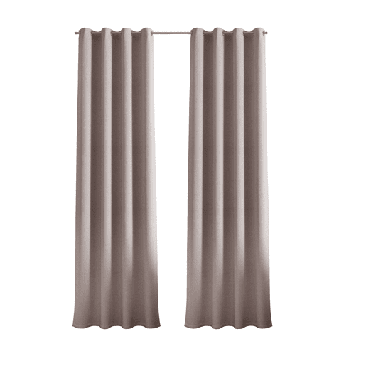 Cortina de Lona Pronta Pardo 140x260cm Donegal Collections