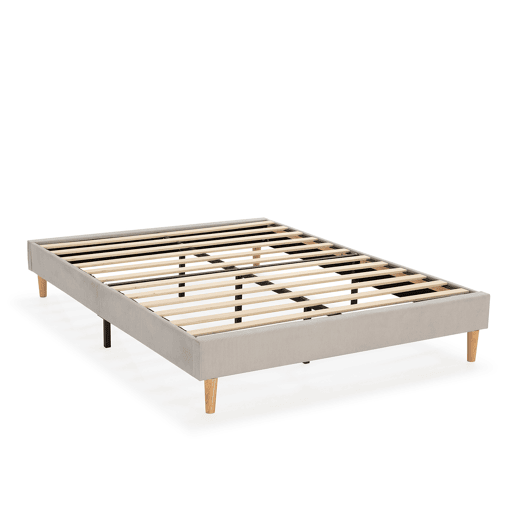 Base estofada Bari 90x190 cm Cinza Base estofada Bari 90x190 cm Cinza