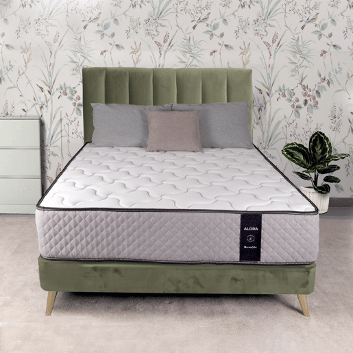 Colchão viscoelástico 90x200 cm Alora 20 - Altura +- 20 cm - Lado InvernoVerão - Firmeza MédiaAlta - Sistema Multicamadas - Certificado Oeko Tex Colchão viscoelástico 90x200 cm Alora 20 - Altura +- 20 cm - Lado InvernoVerão - Firmeza MédiaAlta - Sistema Multicamadas - Certificado Oeko Tex