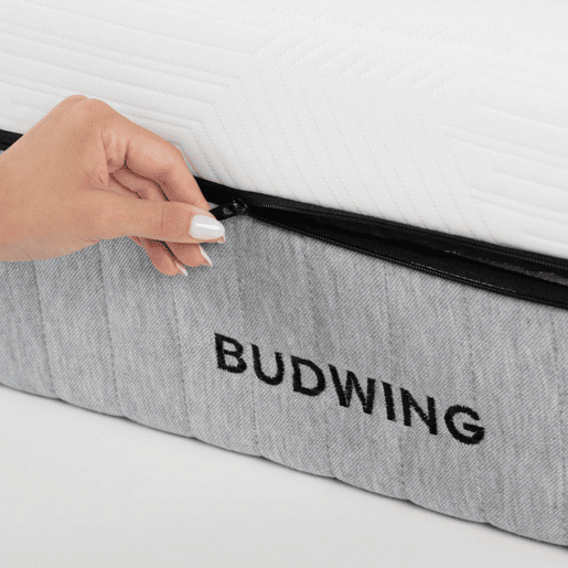 Colchão BUDWING Nature (90x190 cm - Memory Foam de Alta Resiliência)