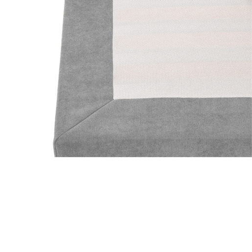 Sommier Acolchoado BUDWING Levi Cinza c Pés de Madeira (140x200 cm)