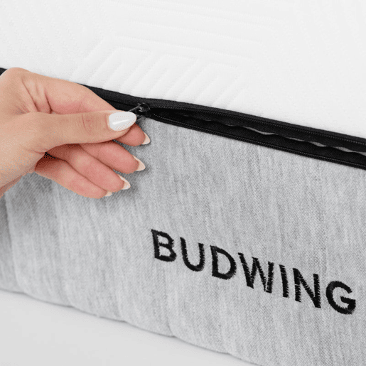 Colchão BUDWING Ergopressure (90x200 cm - Espuma Viscoelástica Perfilada e Alta Densidade com Zoneamento)