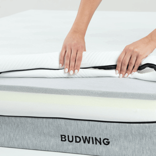 Colchão BUDWING Energize (140x190 cm - Memory Foam de Alta Resiliência)