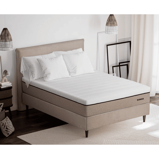 Colchão BUDWING Hybrid Sense (150x190 cm - Tratamento Antibacteriano, Memory Foam e Molas Ensacadas)