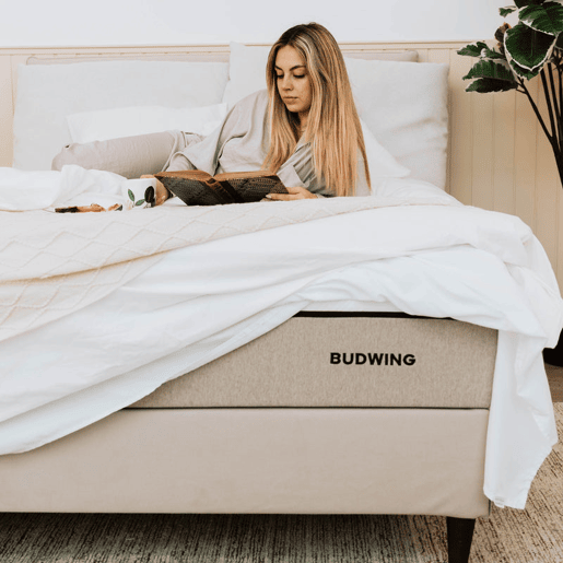 Colchão BUDWING Hybrid Sense (150x190 cm - Tratamento Antibacteriano, Memory Foam e Molas Ensacadas)