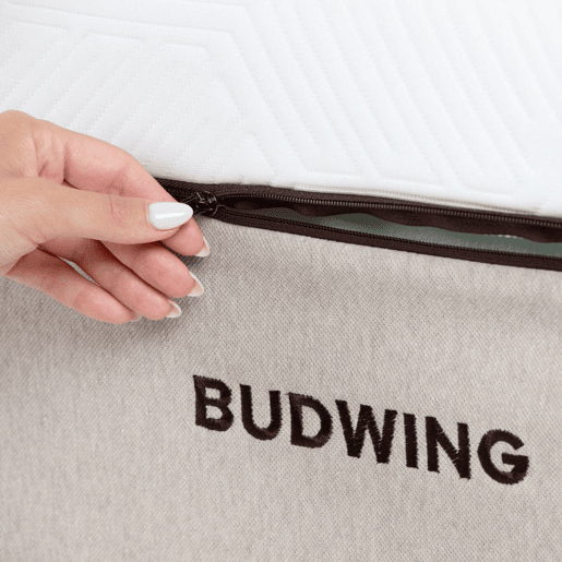 Colchão BUDWING Hybrid Sense (150x190 cm - Tratamento Antibacteriano, Memory Foam e Molas Ensacadas)