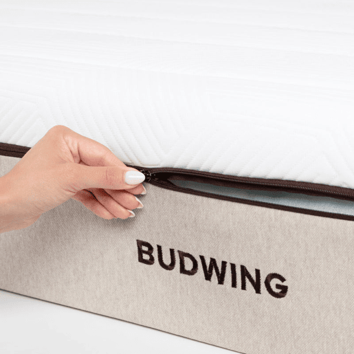 Colchão BUDWING Hybrid Max (140x200 cm - Memory Foam e Molas Ensacadas)