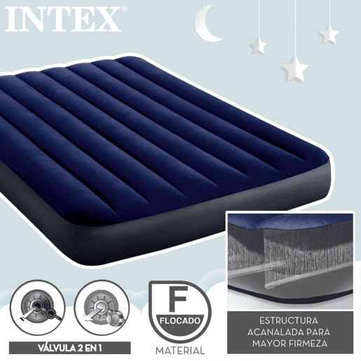 Cama insuflável INTEX Dura-Beam Standard modelo Classic Downy