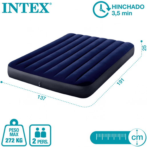 Cama insuflável INTEX Dura-Beam Standard modelo Classic Downy