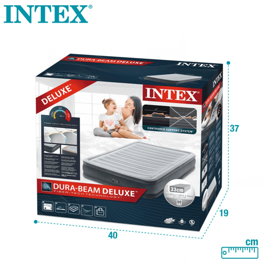 Colchão insuflável INTEX FiberTech Comfort-Plush 99x191x46 cm