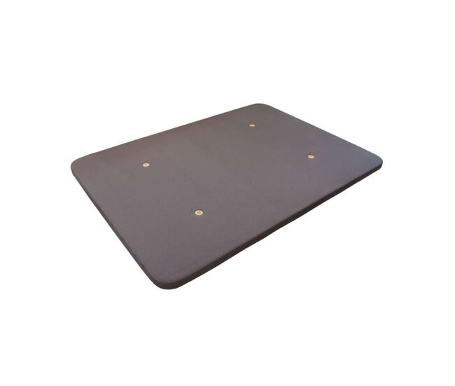 Base tapizada roma tapizado tela 3d gris con 4 patas de 150x190.