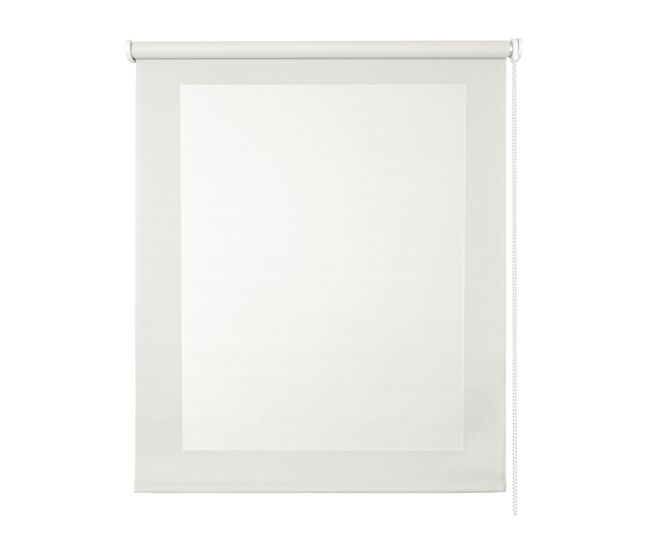 Estores screen oscurecimiento y aislamiento térmico estor estor enrollable con tejido técnico blanco 140 x 250 cm