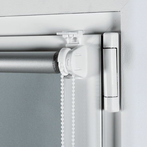 Estores Opaco EasyFix, estore de rolo instalação sem furar Prata 45 x 180 cm