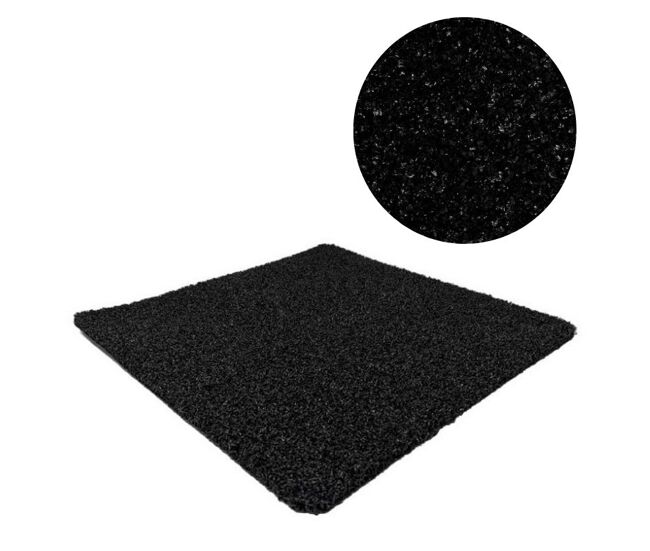 Césped artificial 8mm / 2x10 (20m²) / 34,000 puntadas/m² / negro