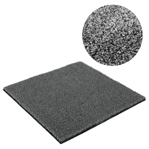 Grama artificial 8mm  2x10 (20m²)  34.000 pontosm²  Cinza