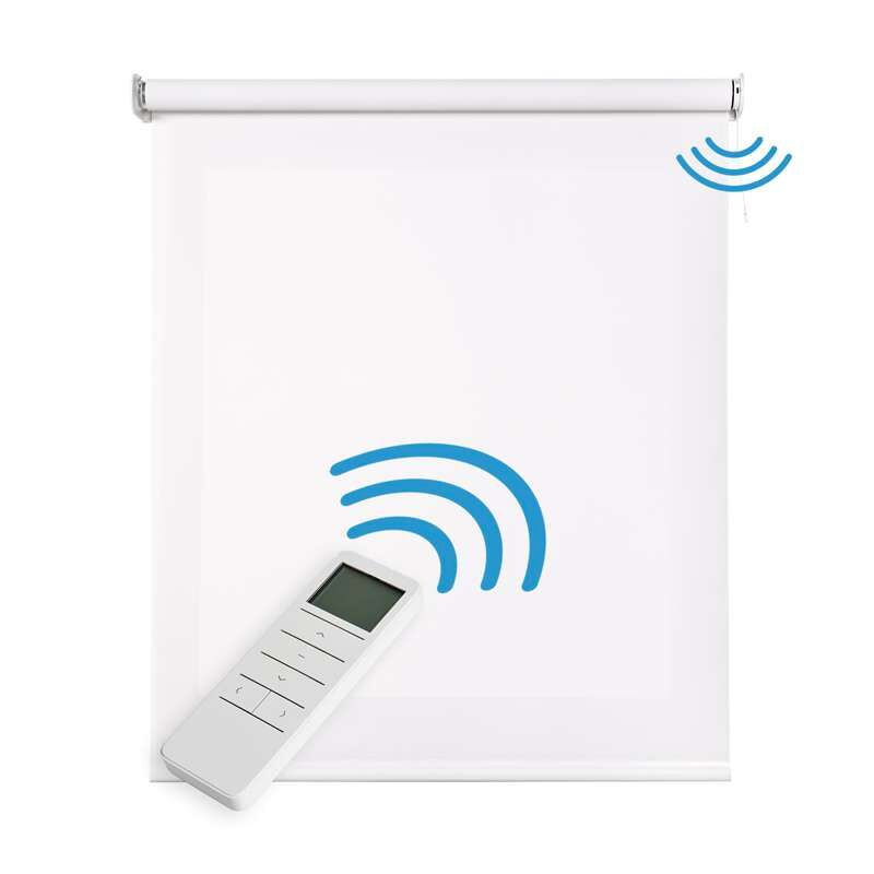 Estores enrollables motorizados screen con motor y mando