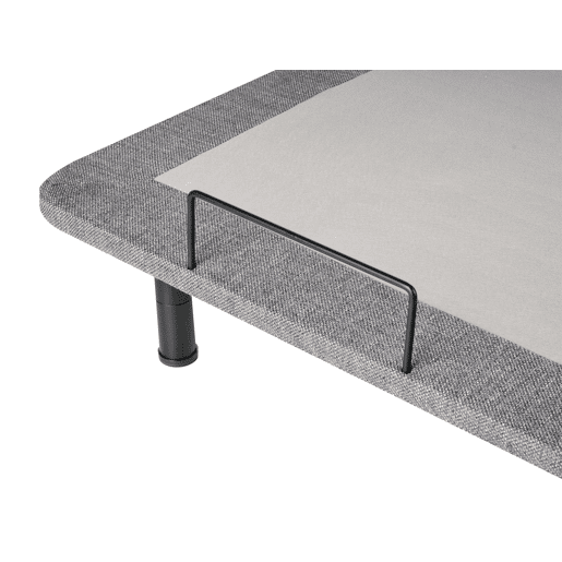 Base de cama eletricamente ajustável BRUNOY 90 x 200 cm Cinzento