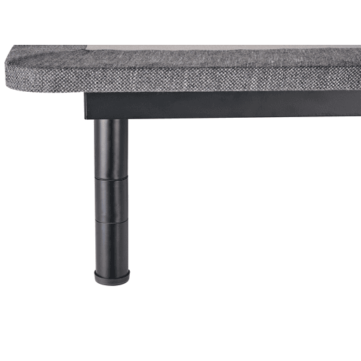Base de cama eletricamente ajustável BRUNOY 90 x 200 cm Cinzento