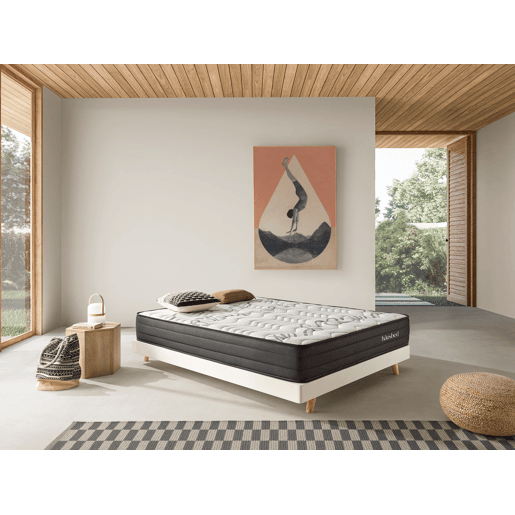 Colchão 90X200 | Häusbed | Colchão Viscoelástico NYMAN | Altura 20 cm | Dupla face Viscosoft + Eliocell | HR Air Comfort Núcleo de Alta Densidade | Tecido Elástico 250g | Firmeza Média Alta | Firmeza Média Alta Colchão 90X200 | Häusbed | Colchão Viscoelástico NYMAN | Altura 20 cm | Dupla face Viscosoft + Eliocell | HR Air Comfort Núcleo de Alta Densidade | Tecido Elástico 250g | Firmeza Média Alta | Firmeza Média Alta