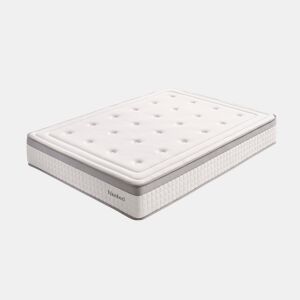 Colchão 150X200 | Häusbed | Colchão BIRKE Viscoelástico | Altura 26cm | Enchimento viscoelástico Thermosystem HR | Núcleo Biopore HR de alta densidade | Tecido Stretch Coral 350g | Grande Conforto