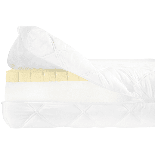 Colchão 140x200 espuma de látex 12 cm Cléo Branco