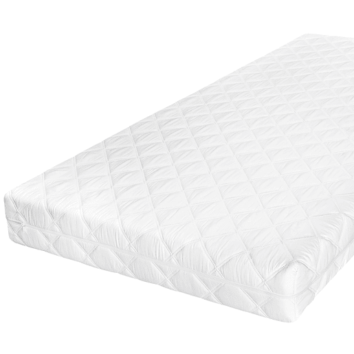 Colchão 80x160 látex coco espuma antiácaros 10 cm Nola Branco