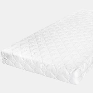 Colchão 90x190 espuma de látex coco 10 cm anti-ácaros Nola Branco