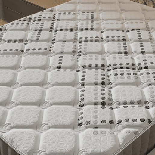 Colchão 90x200cm, com molas ensacadas e espuma de alta densidade, espessura de 20cm
