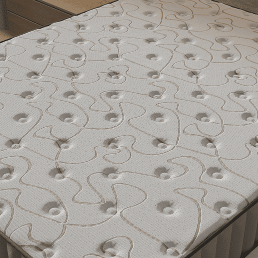 Colchão 90x200cm com viscoelástica e espuma de alta densidade, espessura 16cm
