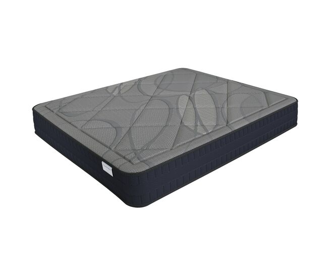 Colchón 140x190cm con viscoelástica y carbón activo, grosor de 22cm