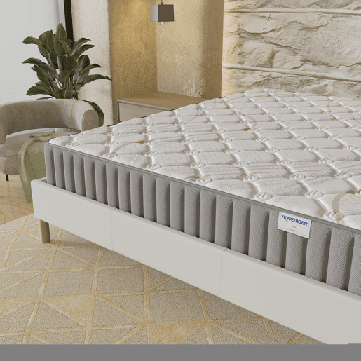 Colchão 80x200cm com Látex e espuma de alta densidade, espessura 16cm