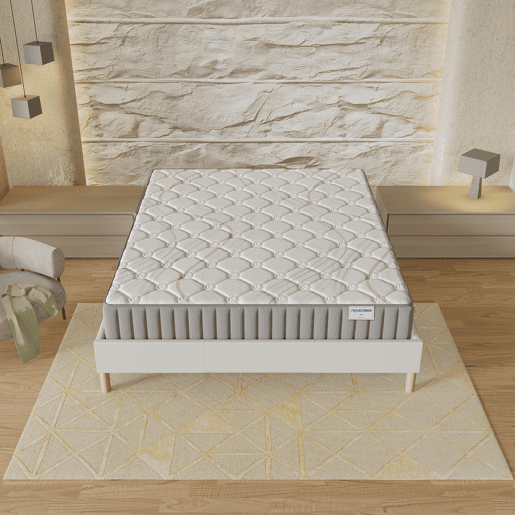 Colchão 90x200cm com Látex e espuma de alta densidade, espessura 22cm
