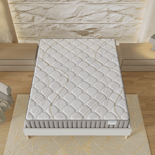 Colchão 90x200cm com Látex e espuma de alta densidade, espessura 22cm