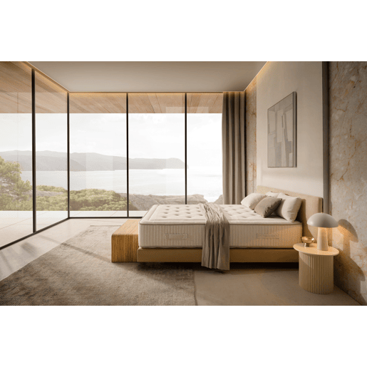 Colchão Dubai 7 Estrelas Artesanal em Viscose, 100x190 cm, Altura 30 +- 2 cm, Firmeza Média-Alta. Matris